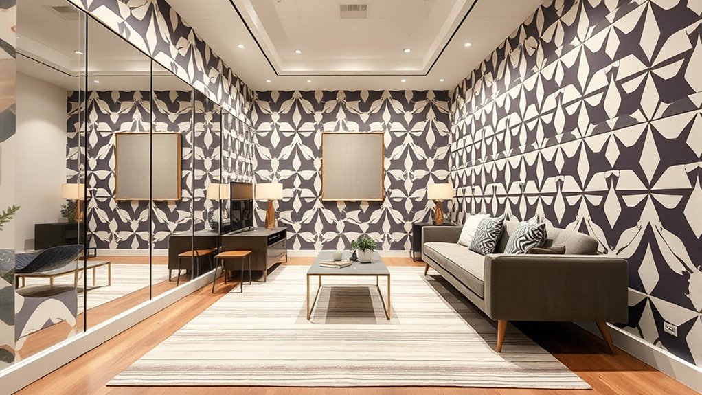 illusions for spacious small rooms