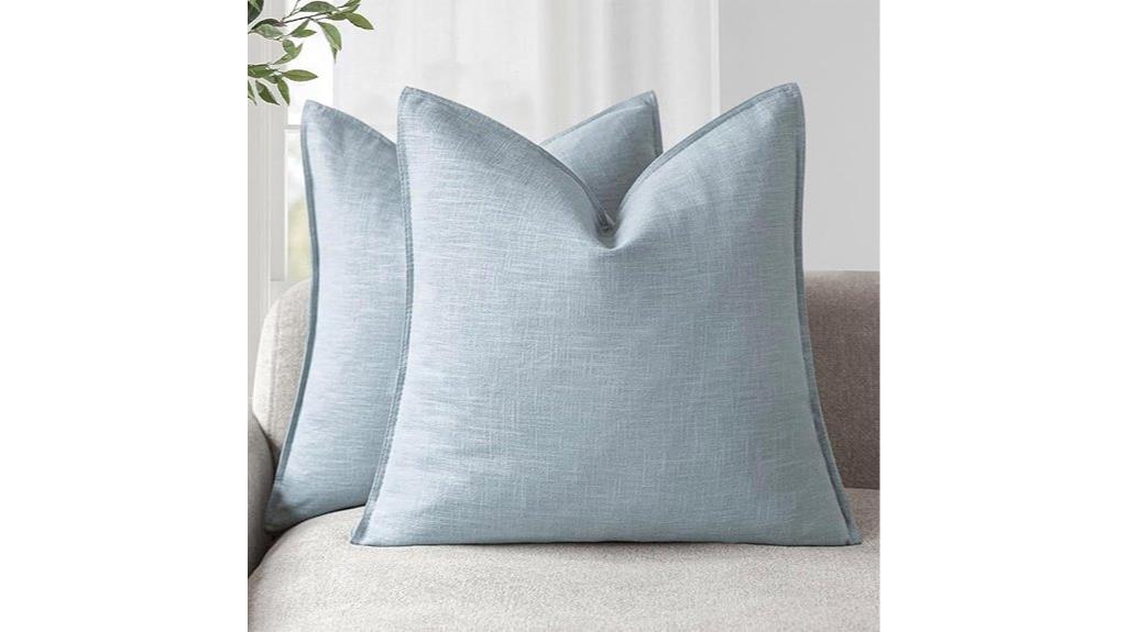 linen pillow cover set