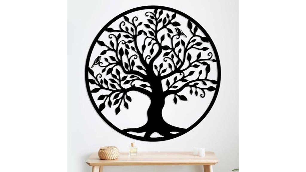 metal tree wall decor