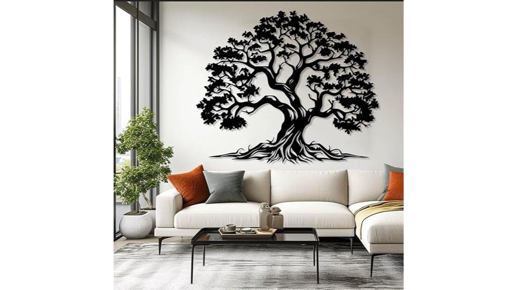 metal tree wall decor