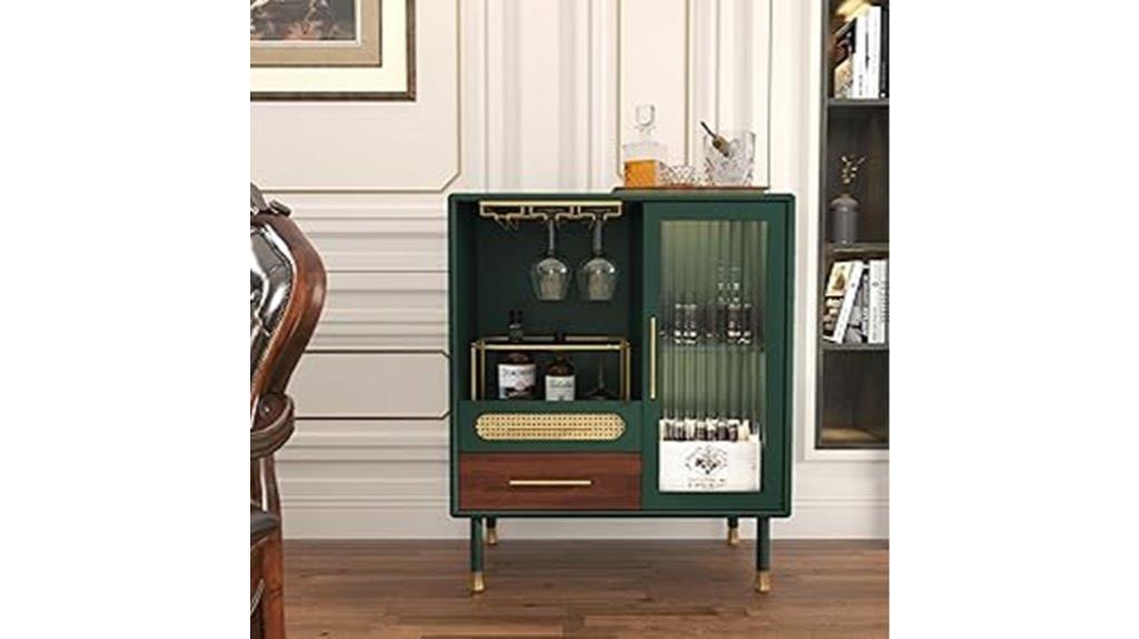 modern coffee bar cabinet