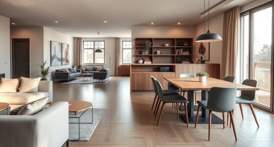 multi use living space layout