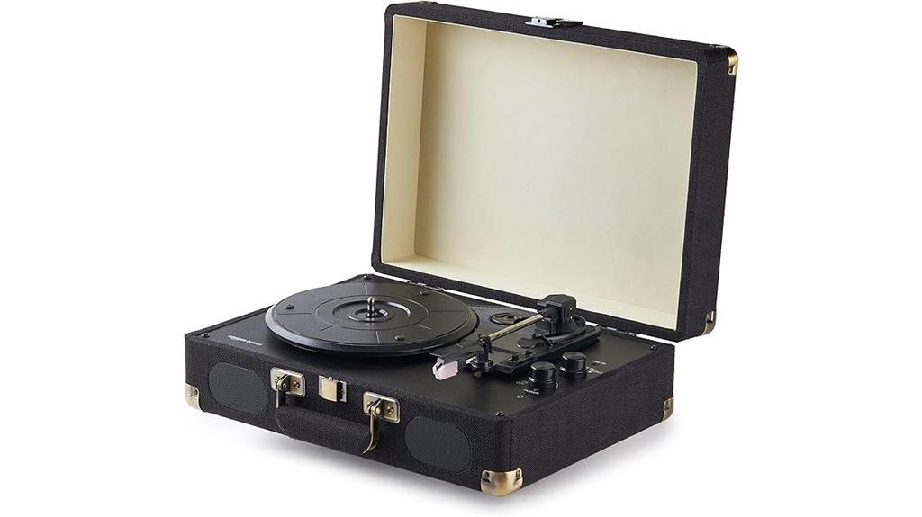 portable vinyl record player