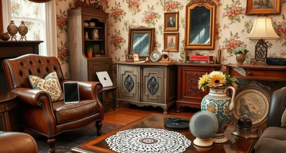 retro decor conceals modern tech