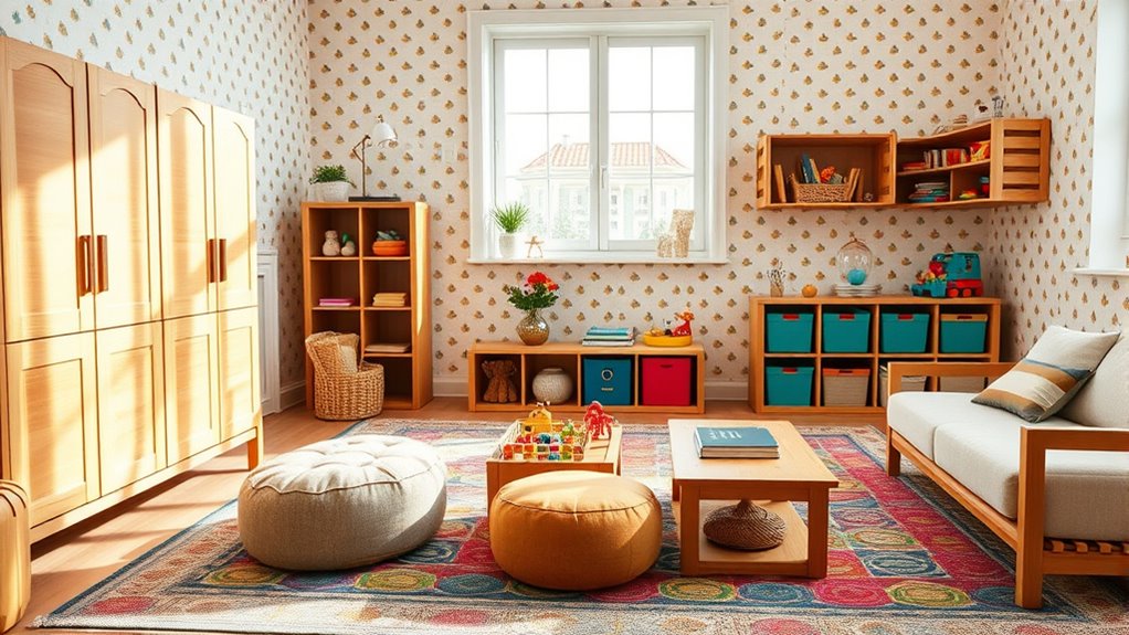 safe organized stylish play space