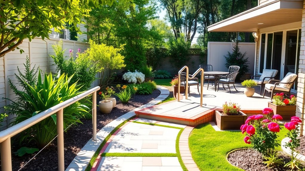 safe well lit accessible yard