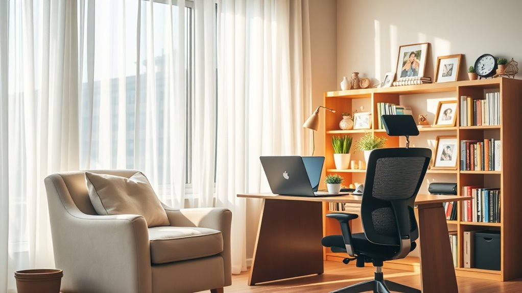 senior friendly ergonomic workspace design