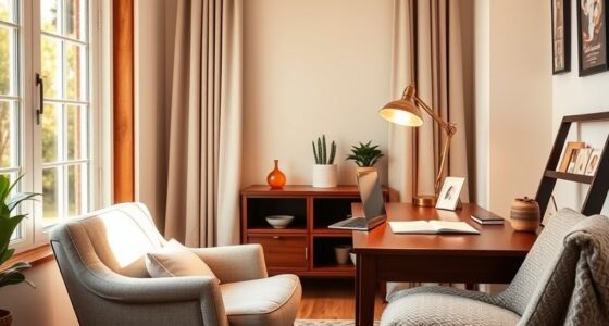 senior friendly home office setup