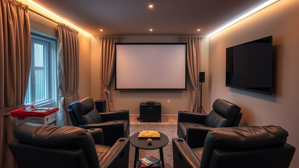 small space big screen