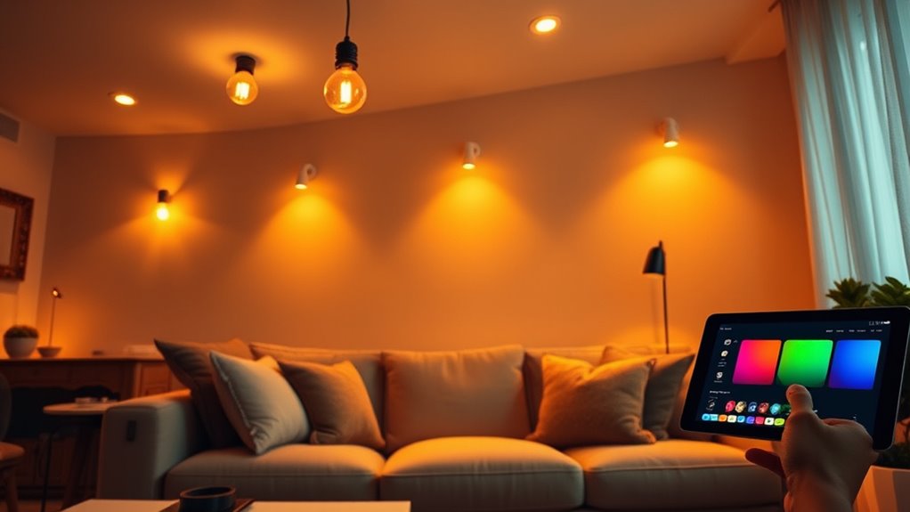 smart bulbs create mood