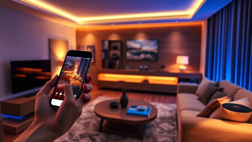 smart lighting mood control