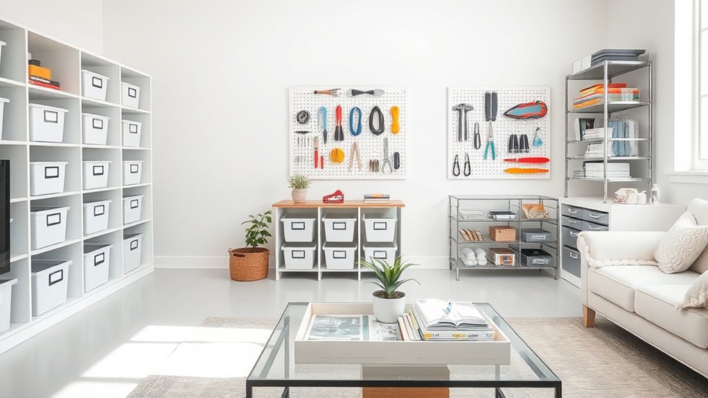 smart storage and decluttering