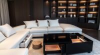 stylish furniture with hidden storage
