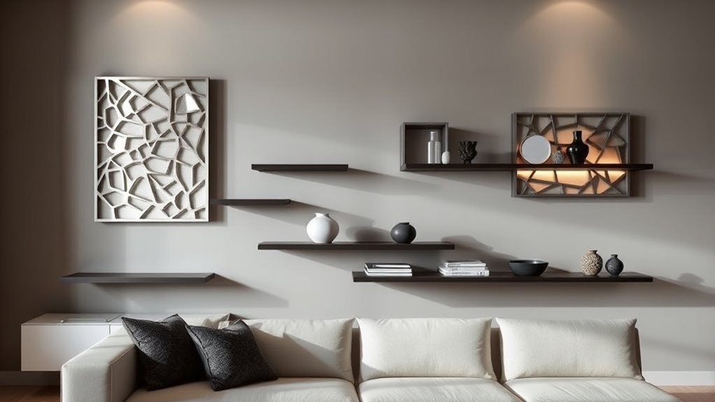 stylish versatile shelving decor