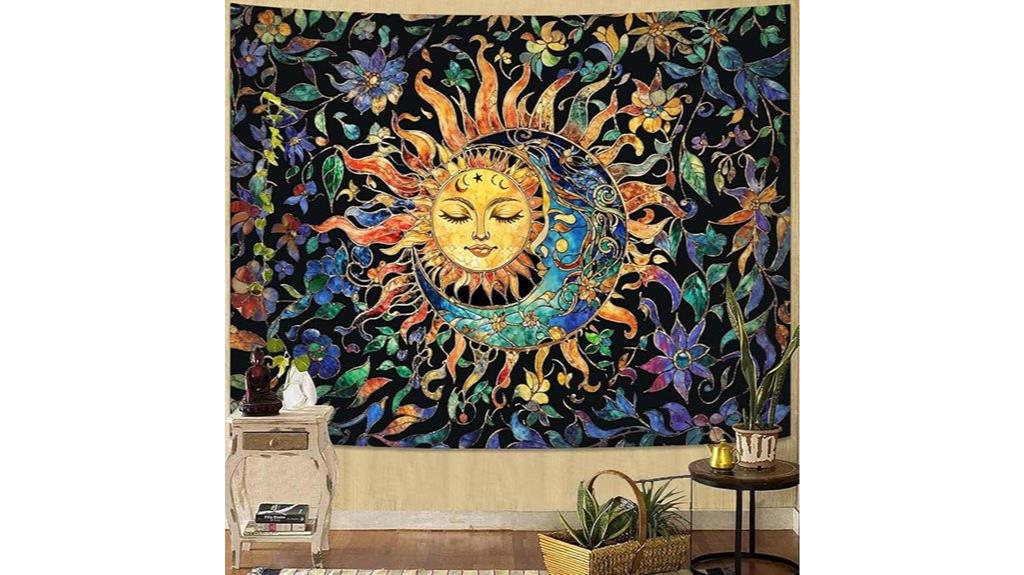 sun and moon tapestry