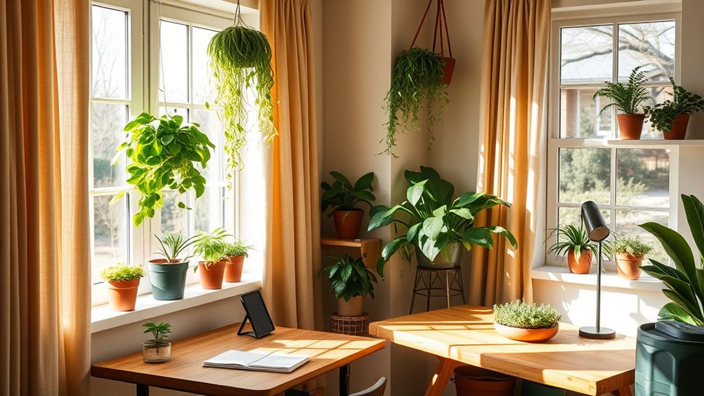 sustainable home workspace practices