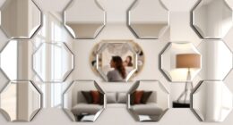top acrylic hexagon mirrors