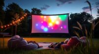 top outdoor movie screens