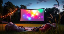 top outdoor movie screens