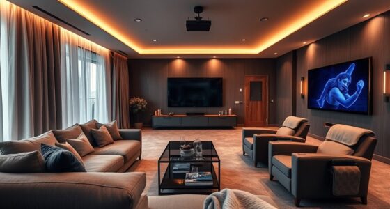 transforming living room into theater