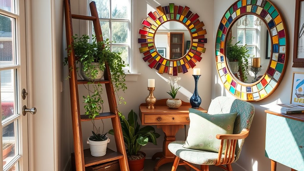 upcycled thrift store decor