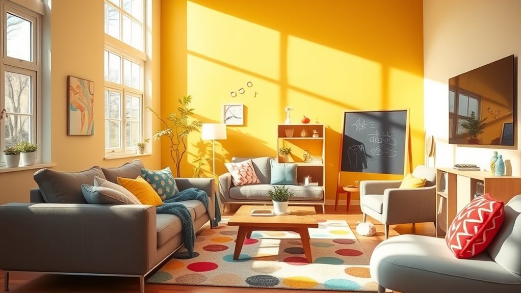 vibrant resilient family home colors
