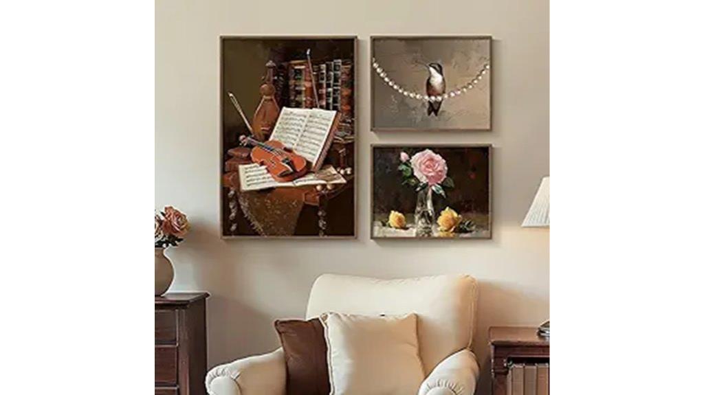 vintage wall art set