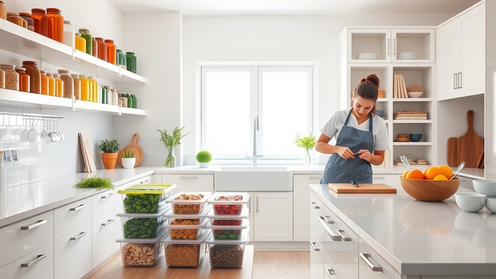 caregiver friendly kitchen organization