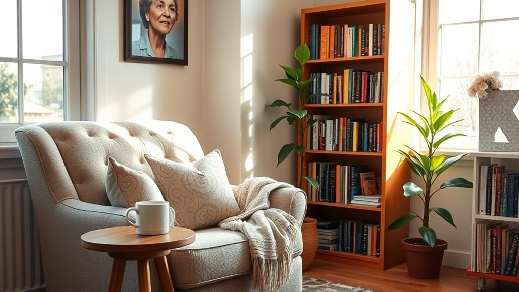 caregiver room plant placement