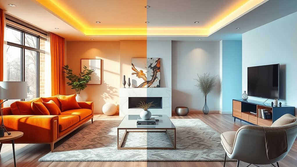 color temperature influences ambiance