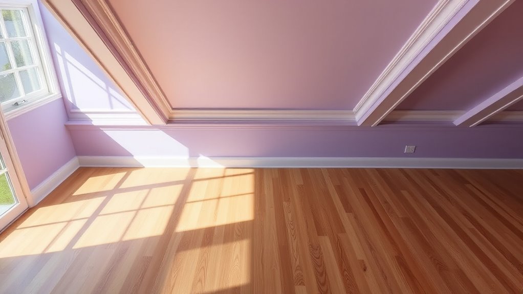 coordinate ceiling and flooring colors