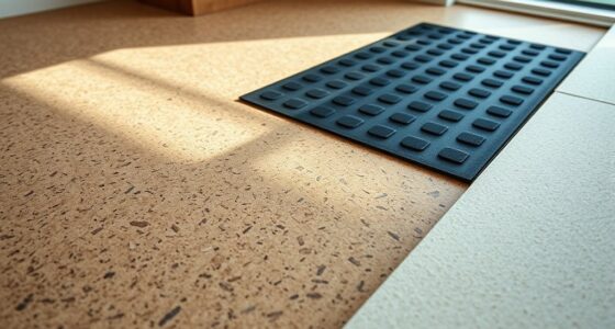 cork rubber foam floors