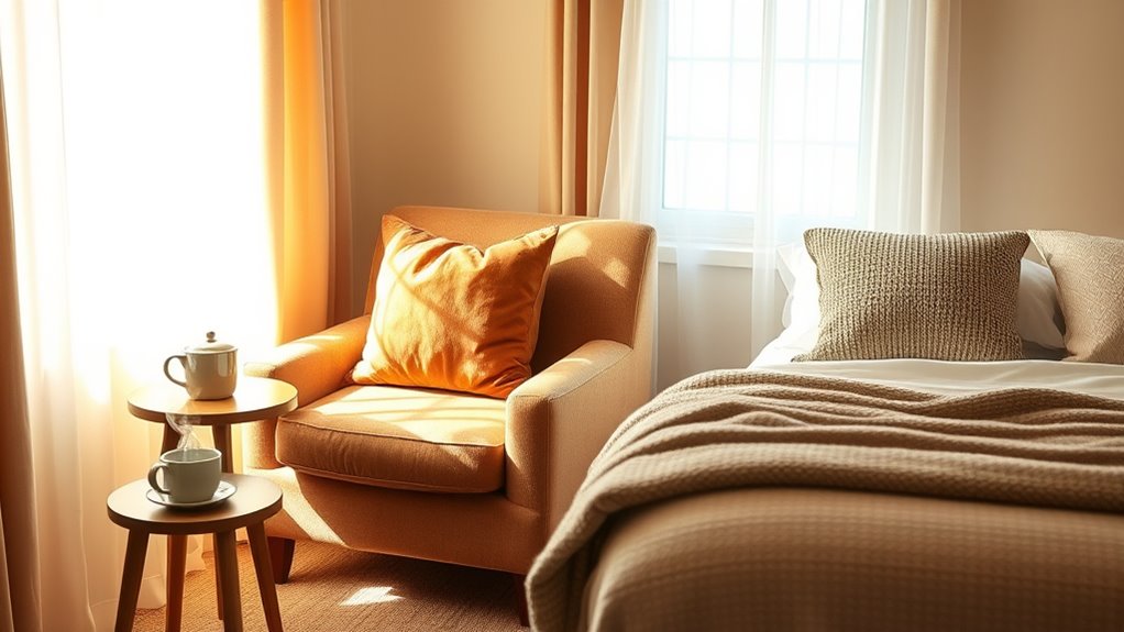 create a caregiver comfort space