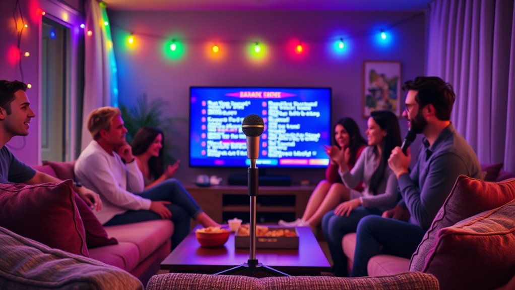 create fun karaoke environment