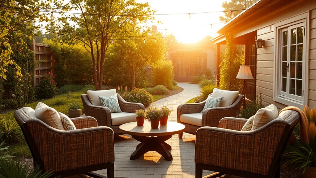 create inviting outdoor retreat