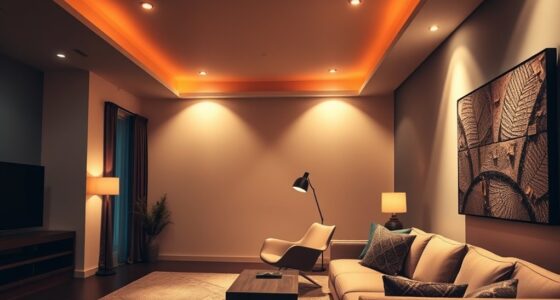 create layered lighting effects