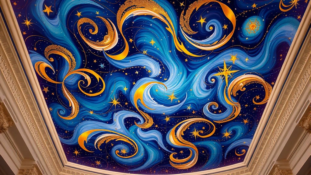 creative ceiling painting ideas