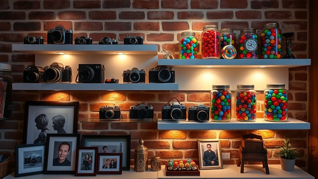 creative organized collection displays