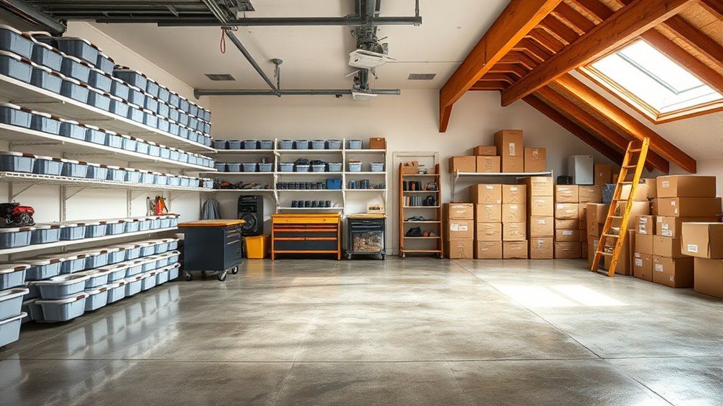 effective garage attic organization