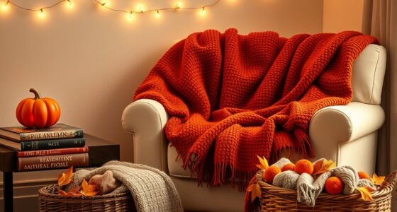 fall inspired cozy home accents