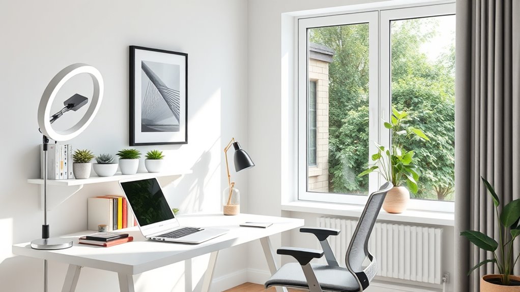 home office for zoom