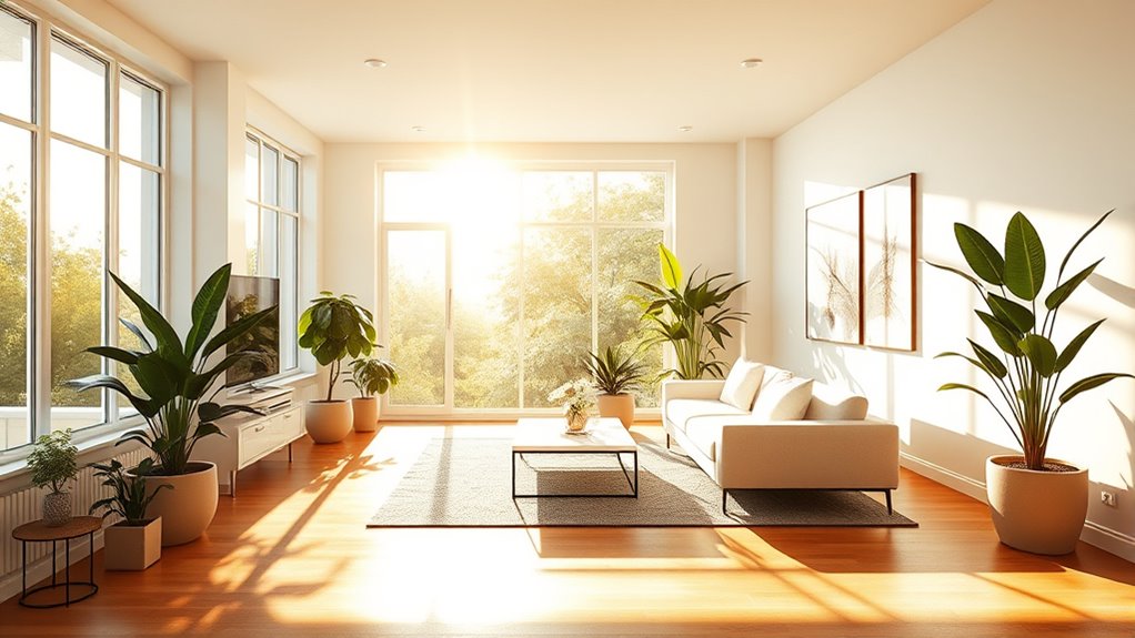 maximize sunlight with strategic window placement