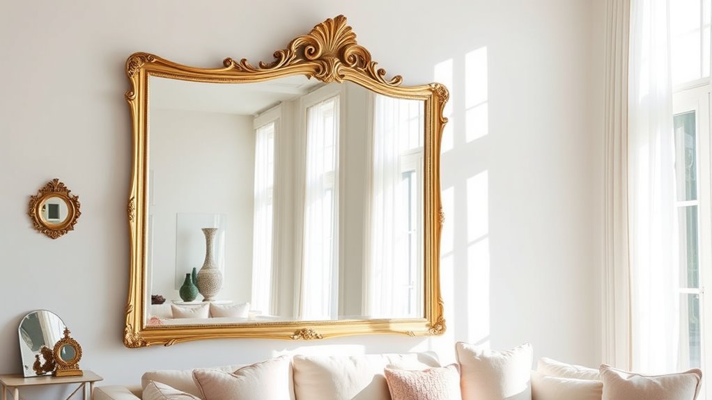 mirrors enhance space visually