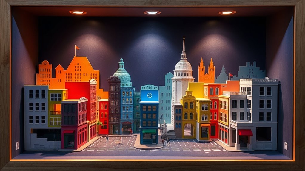 multisensory layered storytelling art