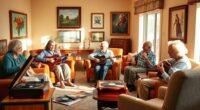 music and art enrich senior life