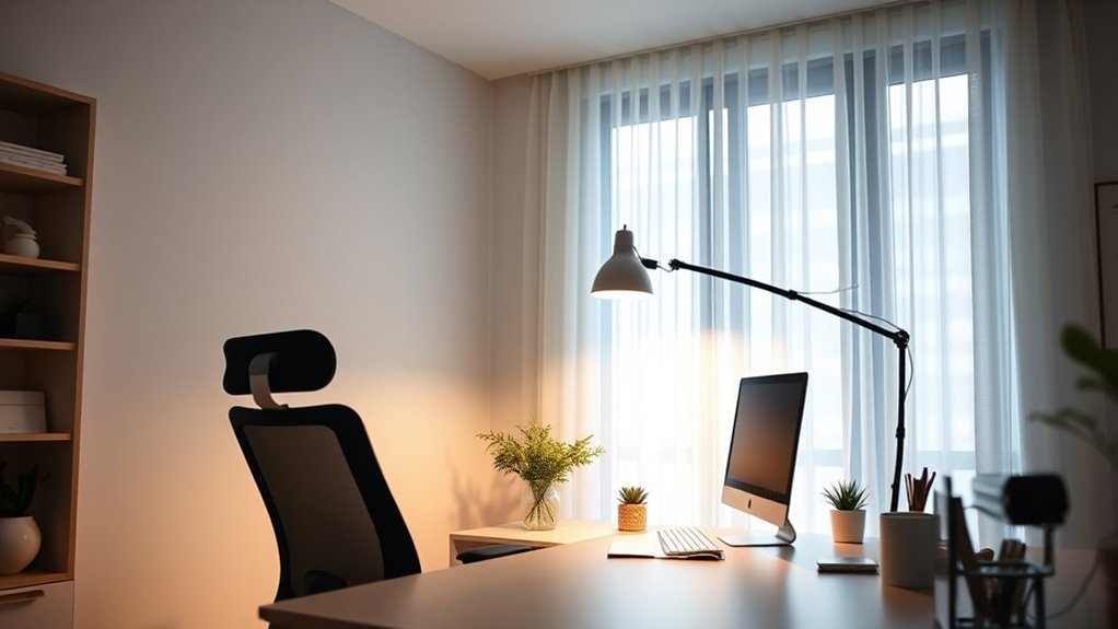 optimal home office lighting