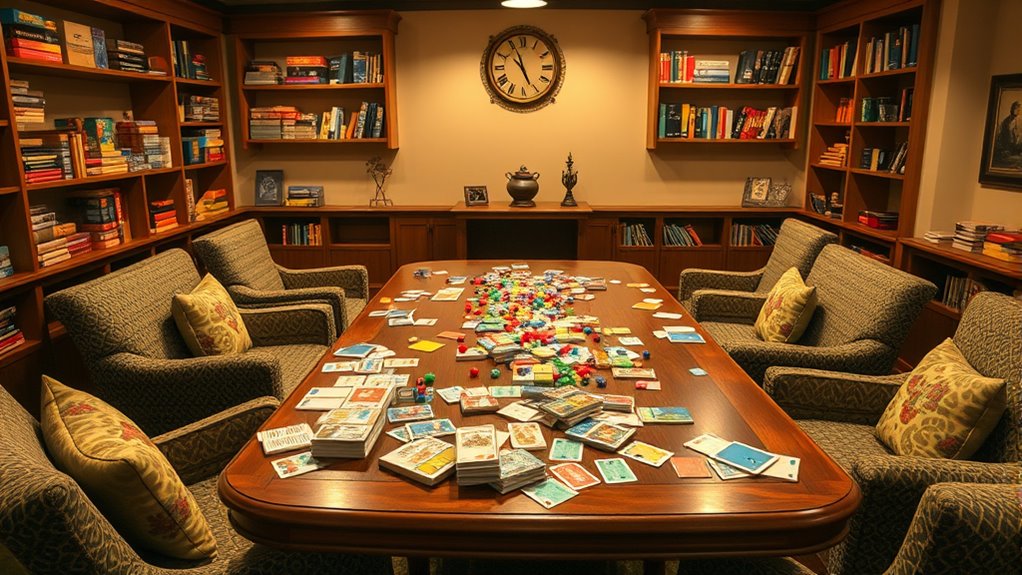 organized cozy game space