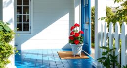 porch and fence painting