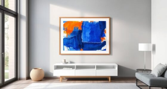 proper art hanging height