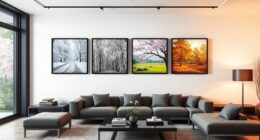 seasonal wall art rotation